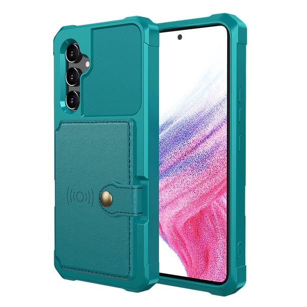 Stylish PU Leather Flip Wallet Cover With Photo Holder - Perfect for Samsung Galaxy A14 5G/A54 5G