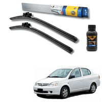 Plumillas Hella Cleantech Para Toyota Yaris Sedán 2000-2005