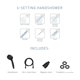 thumbnail image 5 of Cabezal de ducha Moen Engage Magnetix negro mate de 9 cm, 6 funciones, 5 of 9