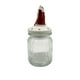 thumbnail image 2 of Frasco de vidrio navidad santa, 1 un, 2 of 3