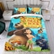 thumbnail image 4 of El Libro de la Selva Conjunto de sábanas temático, trío de piezas, cómodo y amigable con la piel, diseño único, regalo de decoración para el hogar para familiares, amigos y fans,140cm *210cm, 4 of 6