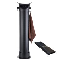 Bothyi - Coffee Knock Bucket Coffee Grounds Contenedor Con Toallas Bolsas De Basura Negro