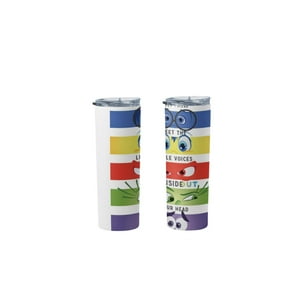 Sm - Termo Botella Térmica Inside Out Alegría Furia Pelicula Blanco 10