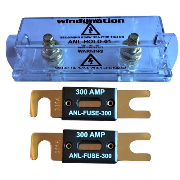 Portafusible ANL WindyNation de 300 A con 2 fusibles