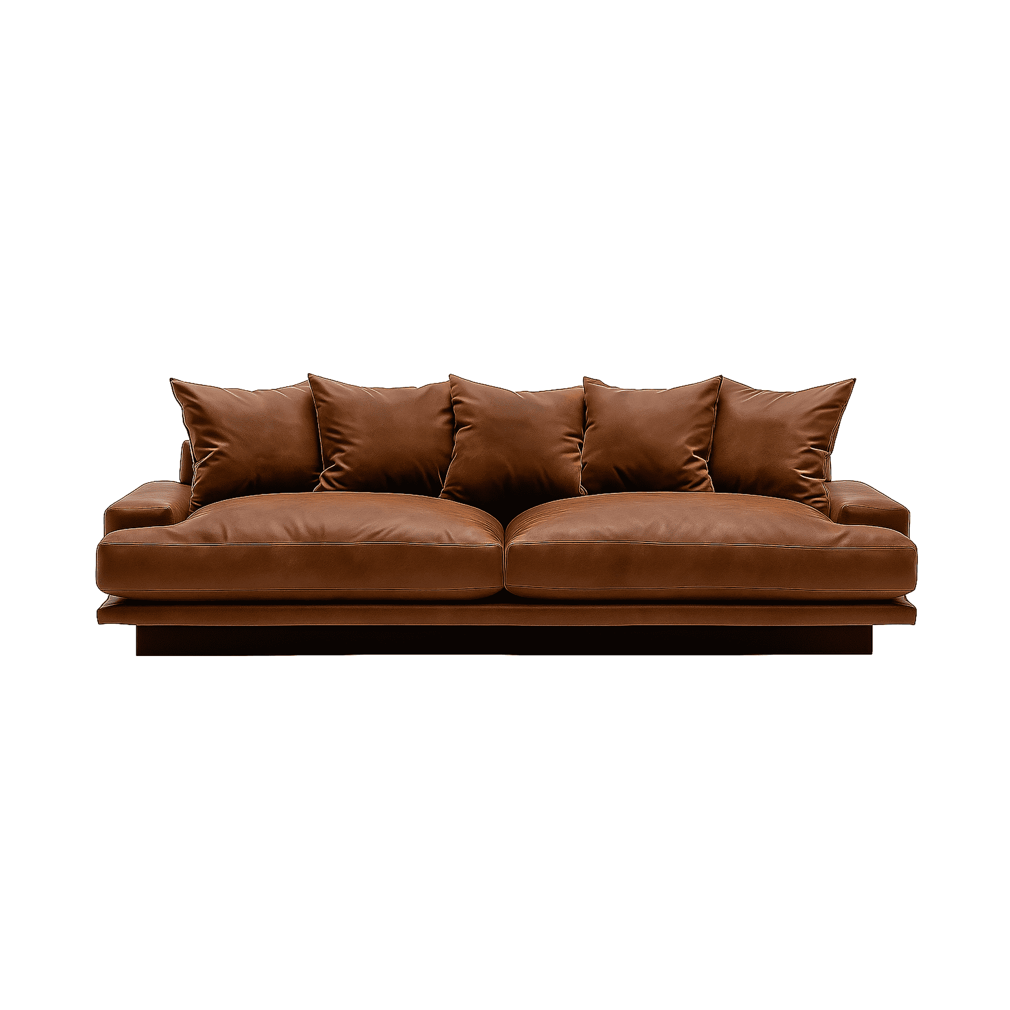 Jamaroff Home Atelier - Sofa Livorno 3c Ecocuero Café