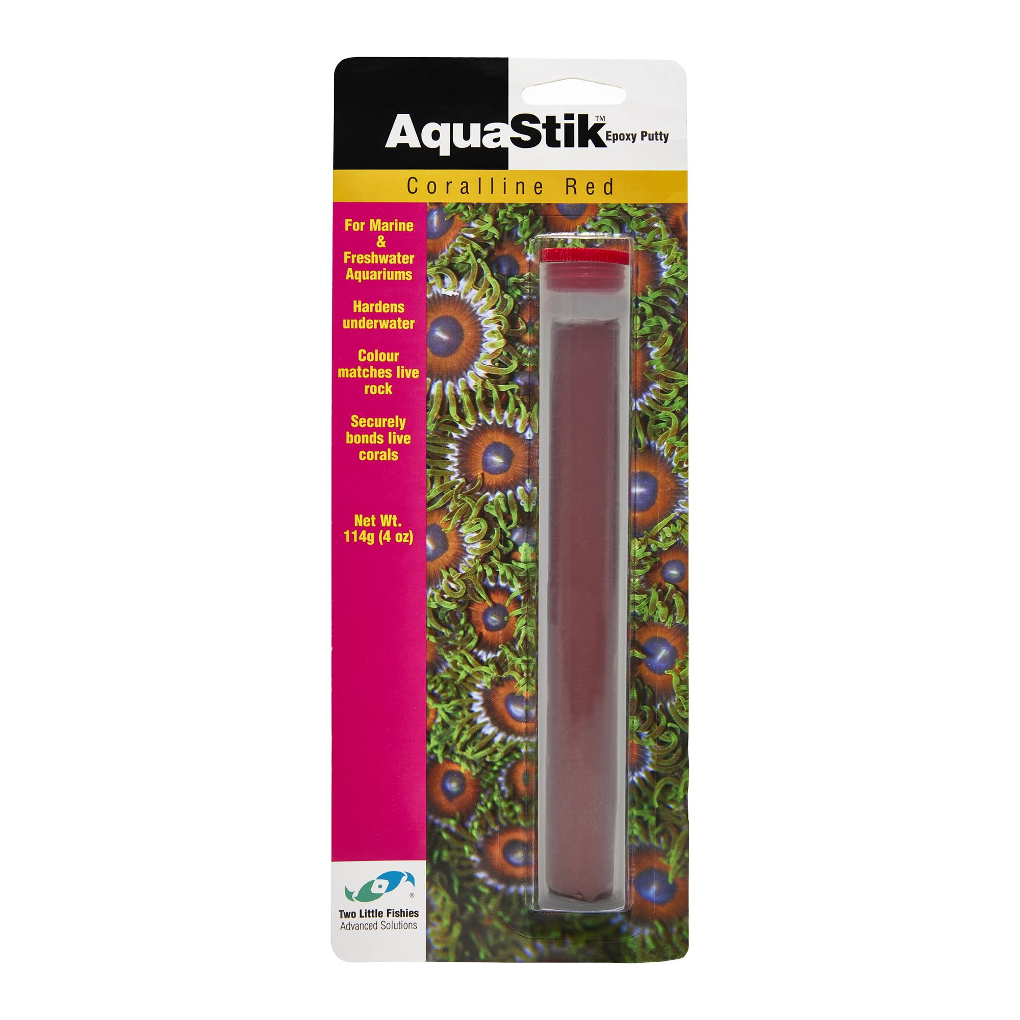 Masilla epoxi Two Little Fishies Aquastik Roja 114 g