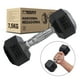 thumbnail image 1 of Mancuerna Hexagonal 7.5kg Acero y Caucho Overfit, 1 of 10