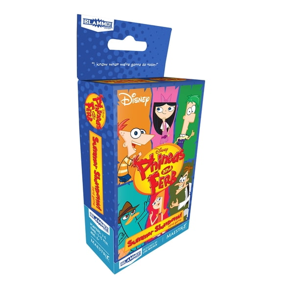 Juego de cartas Maestro Media Phineas & Ferb: Enfrentamiento de verano