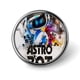 thumbnail image 1 of Astro Bot-Theme Round Button Badge: Premium Metal Construction, Ideal for High-End Events 2.8 cm, 1 of 6