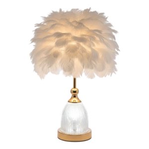 Genérico - Lámpara Mesa Decorativa Pantalla Textura Etérea Led Jhn