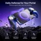thumbnail image 5 of Funda de Silicona Azul Camuflado para PlayStation Portal – TNP Products, 5 of 8