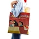 thumbnail image 4 of The Emperor's New School Bolso de tela con estampado de lienzo para mujer, bolsa de compras reutilizable y estética, con cremallera interior, regalo para mujer,40*45cm., 4 of 6