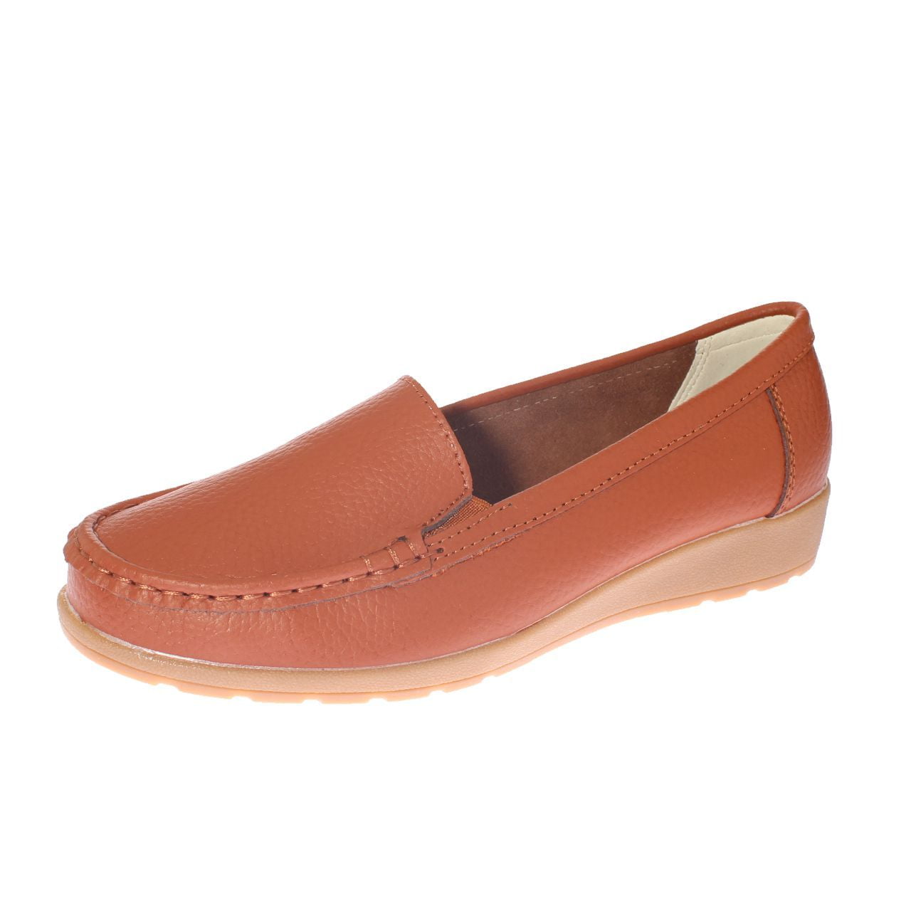 Vía Franca - Mocasín Cuero Camel Marche