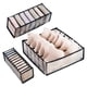 thumbnail image 1 of Organizador de ropa interior, juego de 3, plegable, con divisor de cajón y organizador de almacenamiento., 1 of 5