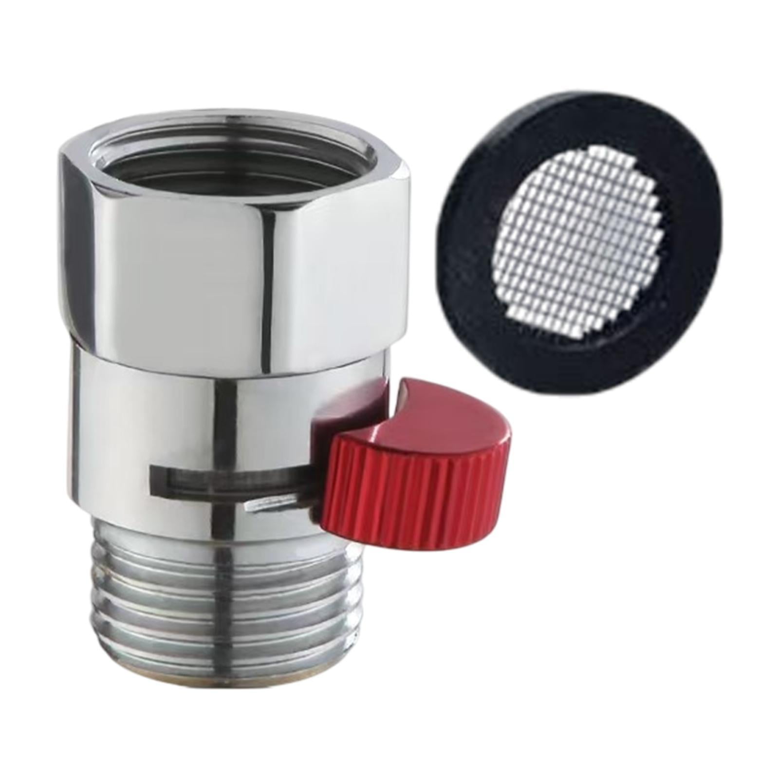 Magideal - Válvula De Cierre Del Cabezal De Ducha,válvula De Control De Flujo De Ducha,accesorios De Ducha,regulador De Presión De Agua Accesorios De Baño 1/2" C Rojo