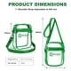 thumbnail image 5 of Bolso Contixo Transparente Verde, 5 of 6