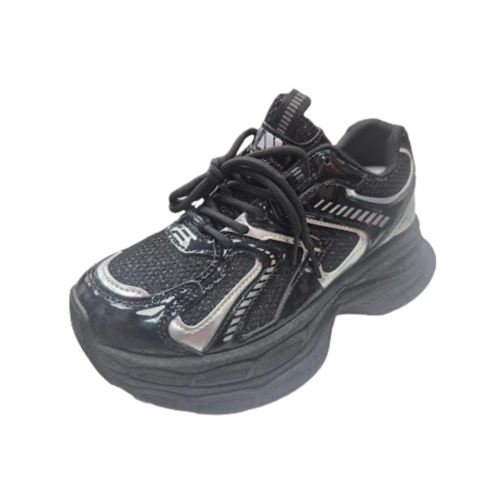 Vinnys Outlet - Zapatilla Deportiva Mujer Negro
