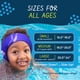 thumbnail image 5 of Diadema de natación Band-It Ultra Premium, azul, talla grande, 5 of 8