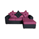 thumbnail image 2 of Sofa Marcia Tela Negro Burdeo, 2 of 3