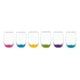 thumbnail image 2 of Set De 6 Vasos Altos Mikonos Fondo Color 460mL Cristar, 2 of 3