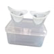 thumbnail image 4 of 2 Vasos De Silicona Para Lavado De Ojos, Suaves, Para Eliminar El Polvo Y Limpiar Los Ojos, Color Blanco, 4 of 5
