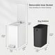 thumbnail image 3 of Papelera EKO Slim 6L de Acero Inoxidable con Pedal Blanca, 3 of 8