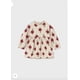 thumbnail image 1 of Vestido felpa estampado rojo 2 años, 1 of 4