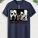 thumbnail image 1 of Scary Pattern Graphic Print Men's Creative Top, Casual Short Sleeve Crew Neck T-shirt, Men's Clothing For Summer Outdoor, 1 of 3
