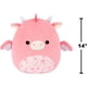 thumbnail image 4 of Peluche Squishmallows Aegi Dragón 36 cm Estampado Sakura, 4 of 9
