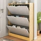 thumbnail image 1 of Zapatero Organizador  De Entrada Moderno Blanco con cafe, 1 of 5