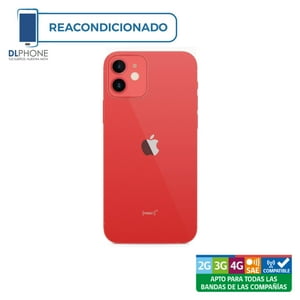 Apple - Iphone 12 De 128Gb Rojo Reacondicionado
