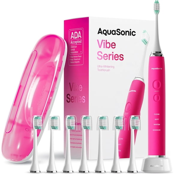 Aquasonic Vibe Series UltraWhitening Toothbrush, aprobada por la ADA