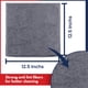 thumbnail image 2 of Paño De Limpieza De Microfibra Gris 12 Paquetes 32 X 32 Cm, 2 of 6