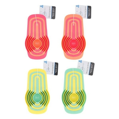 Set Medidor Para Cocina 6 Piezas Apilables, Color Surtido 1 Un Mainstays