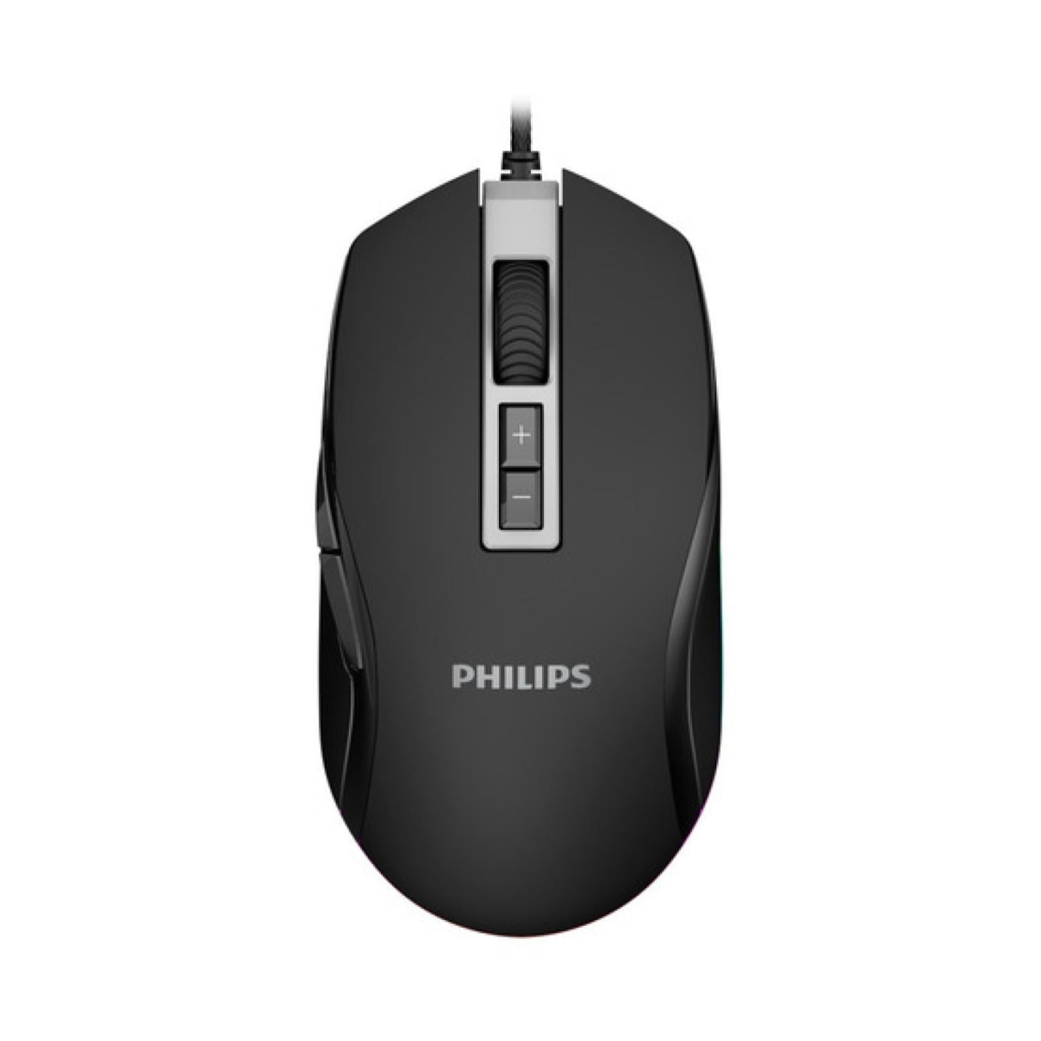 Philips - Mouse Gamer Alambrico Usb 8b 2800dpi Rgb Spk9212