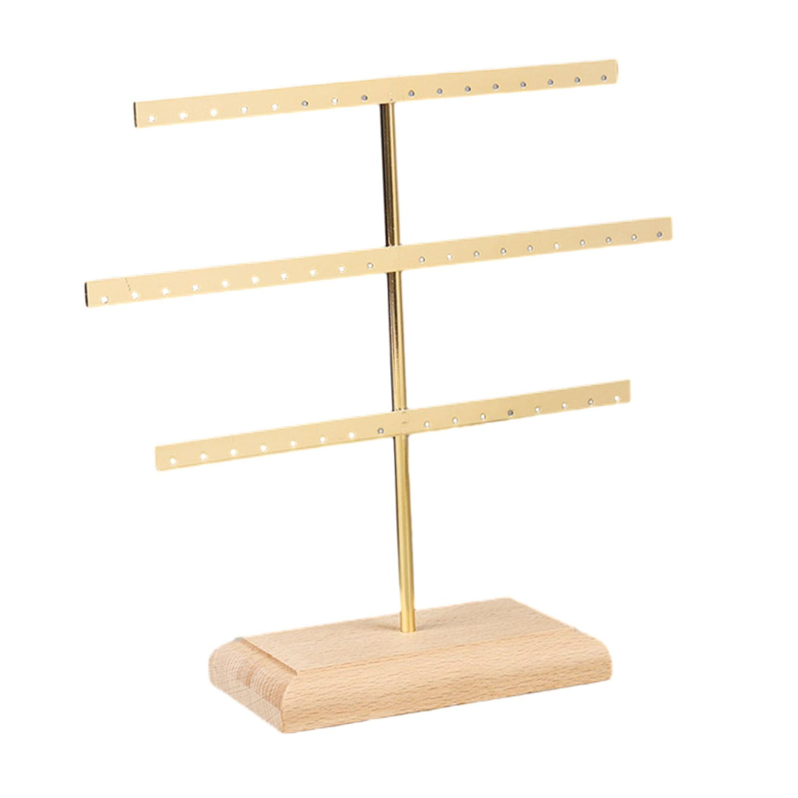 Ioensy - Organizador De Pendientes De 3 Capas Para Colgar Pendientes Soporte De Exhibición De Pendientes