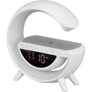Click Ventas - Lampara Reloj Parlante Inteligente Bluetooth Cargador