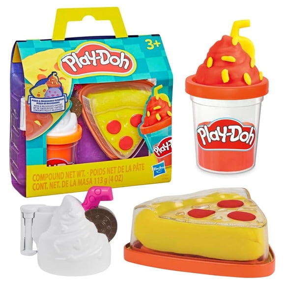 Set Play-Doh Treats to Go: Pizza y batido