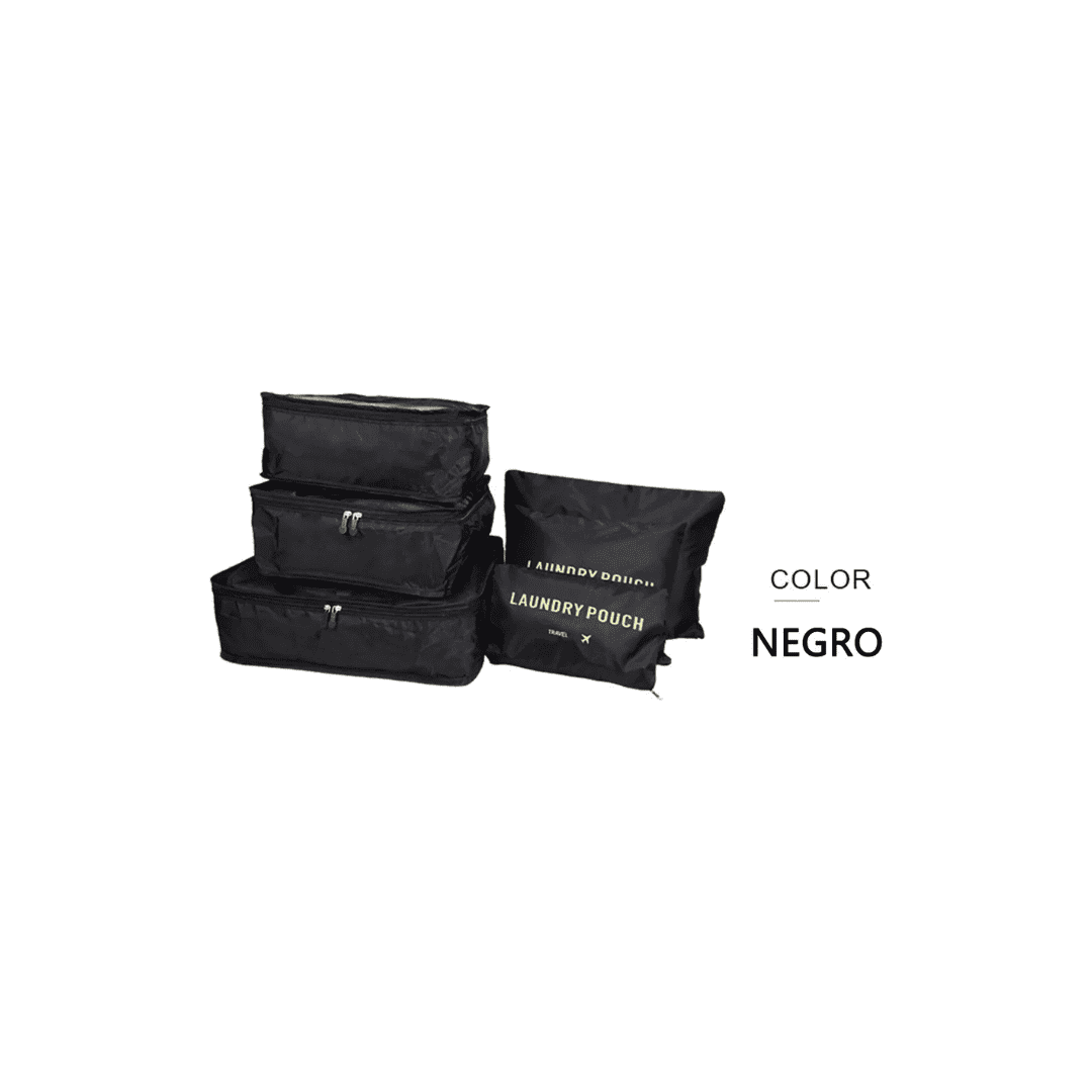 Genérico - Set 6 Organizadores De Equipaje De Viaje Bolsa Ropa Interior