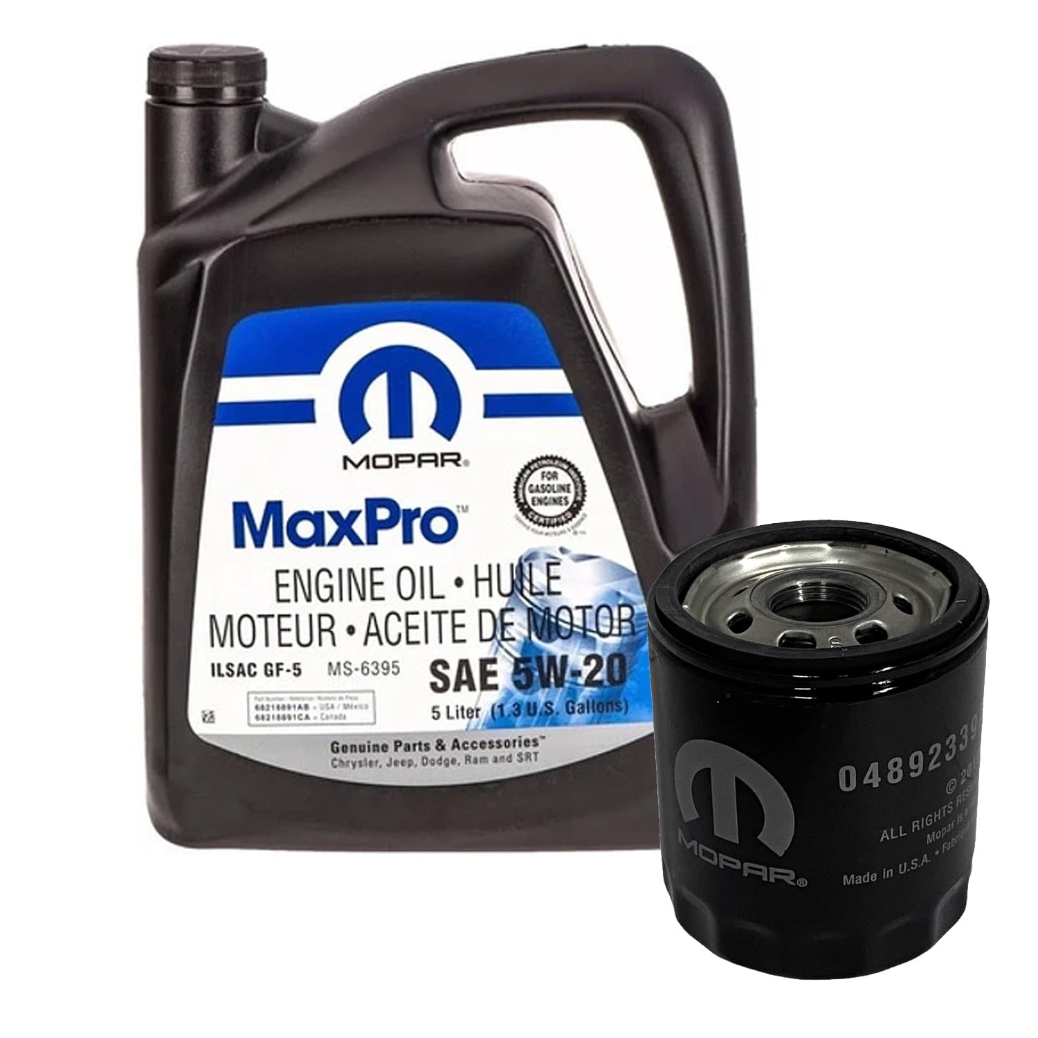 Kit Filtro Aceite + Aceite Mopar Jeep Compas 2.4l 2007-2020