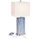 thumbnail image 3 of Lámpara de mesa 360 Lighting 64 cm azul con reguladores USB – juego de 2, 3 of 9