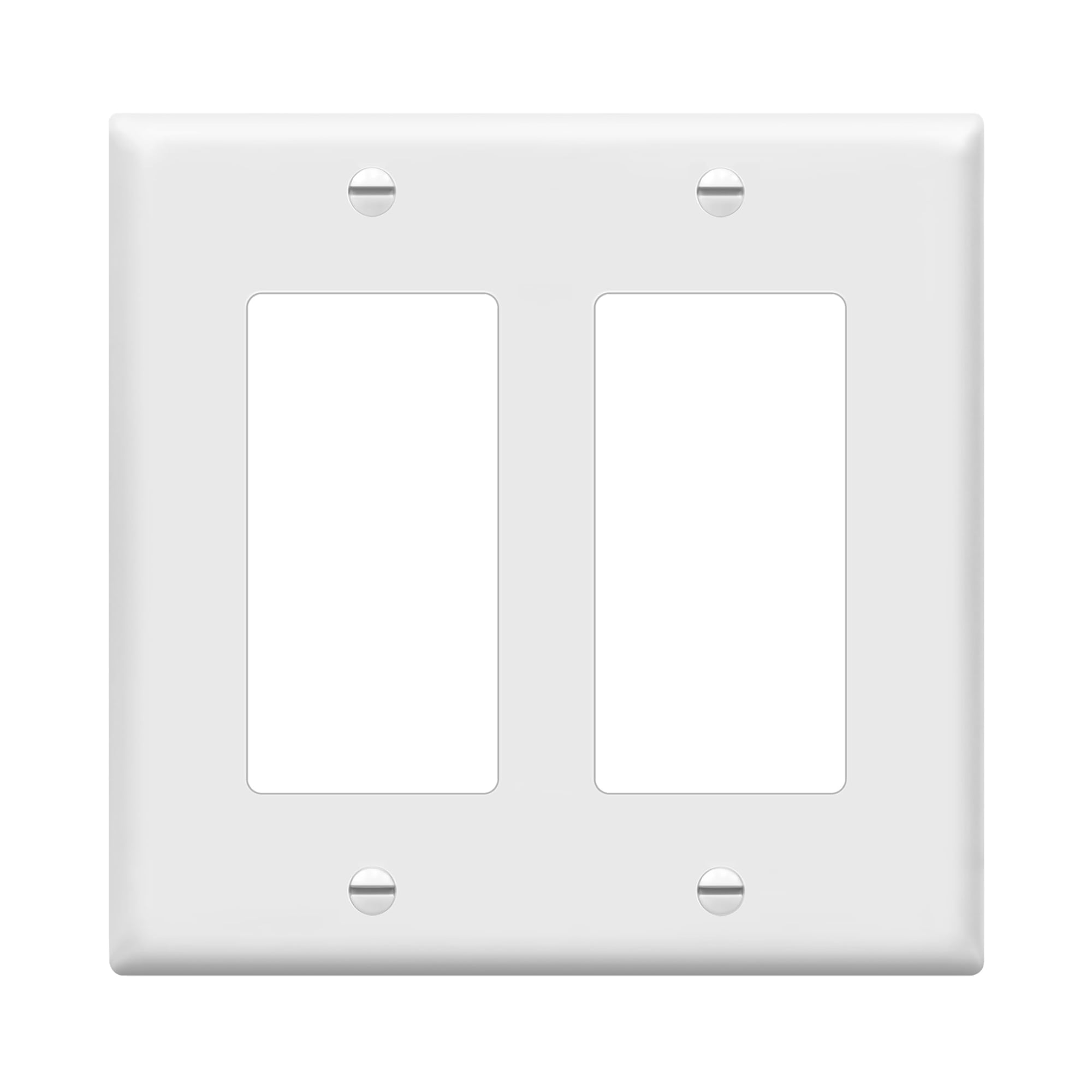 Plato De Pared Enerlites Decorator De 2 Elementos, 4,50 X 4,57 Cm, Color Blanco