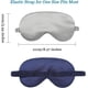 thumbnail image 5 of Antifaz para dormir de satén de seda con correa elástica, antifaz de viaje para dormir, para mujeres y hombres., 5 of 7