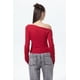 thumbnail image 3 of Polera Mujer Asimétrica Hombro Rojo, 3 of 4