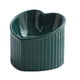 thumbnail image 1 of Cuenco de cerámica para gatos con boca oblicua y protección para el cuello y las patas altas, cuenco para comer y beber, antigolpes y antibarbilla negra., 1 of 5