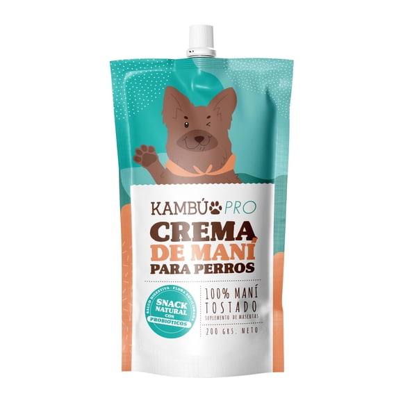 Kambú Pro Mantequilla De Maní Con Probióticos Para Perros, 200 g