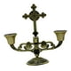 thumbnail image 5 of Portavelas Europeo Retro Elegante Soporte Para Candelabros De 2 Cabezas Bronce, 5 of 5