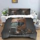 thumbnail image 1 of Eagle Head Truck S-Scania Patterns Comforter Bedding Set,Duvet Cover Bed Set Quilt Cover Pillowcase, Size Bedding Set Bed Sheets, 1 of 5