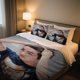 thumbnail image 1 of KEONHO Fan Style Duvet Cover Set Allseason Comfort Vintage Print Bedding, 1 of 1