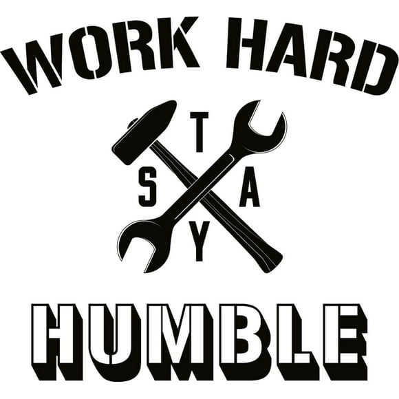 Decomural Work Hard Stay Humble WS-46125